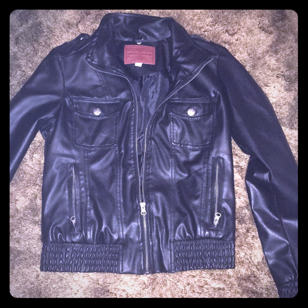 Leather jacket